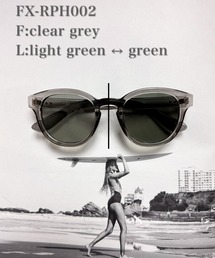 square wide clear sunglasse / スクエアワイド クリアサングラス