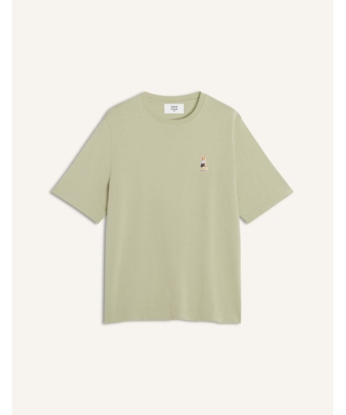 Maison Kitsune(メゾンキツネ)の「DRESSED FOX COMFORT TEE-SHIRT(Tシャツ/カットソー・レディース・アイボリー/ライトカーキ・XL/L/M/S/XS)」の10枚目の写真