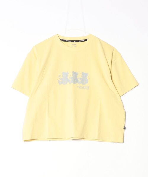 CONVERSE（コンバース）の「コンバース  CS BEARS TEE L 半袖Tシャツ（Tシャツ/カットソー・レディース・ホワイト/チャコールグレー/レモンイエロー・S/M/L）」の14枚目の写真