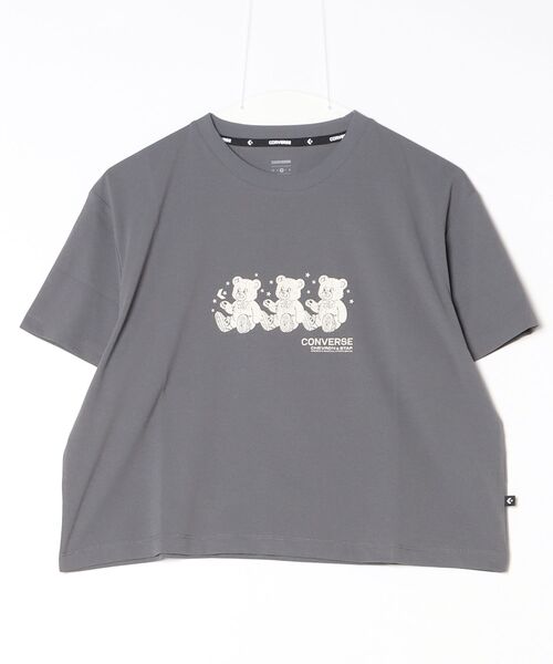 CONVERSE（コンバース）の「コンバース  CS BEARS TEE L 半袖Tシャツ（Tシャツ/カットソー・レディース・ホワイト/チャコールグレー/レモンイエロー・S/M/L）」の13枚目の写真