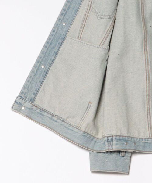 Scrap Book（スクラップブック）の「【KIMHEKIM】Pearl Embellished Denim Jacket（デニムジャケット・レディース・ブルー・M）」の3枚目の写真
