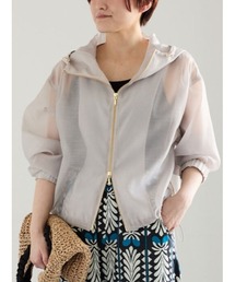 Te chichi（テチチ）の「ショートシアーフーディーブルゾン（ブルゾン）」