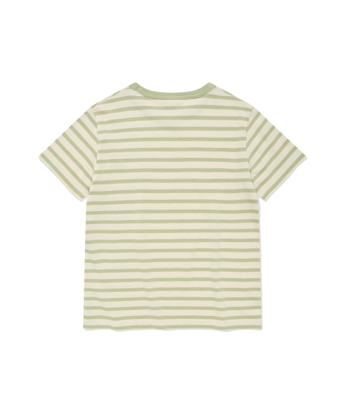 Wacky WiLLy（ワッキーウィリー）の「[26SS] ウィメンズストライプ半袖Tシャツグリーン（Tシャツ/カットソー・レディース・その他・LARGE/MEDIUM/SMALL）」の3枚目の写真