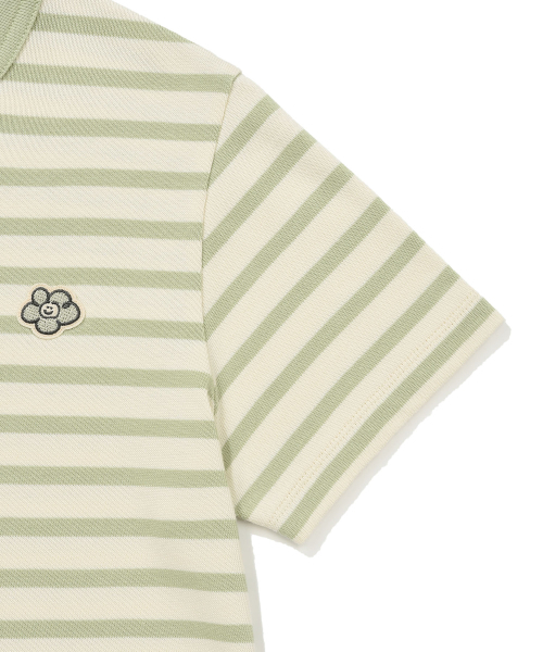 Wacky WiLLy（ワッキーウィリー）の「[26SS] ウィメンズストライプ半袖Tシャツグリーン（Tシャツ/カットソー・レディース・その他・LARGE/MEDIUM/SMALL）」の6枚目の写真