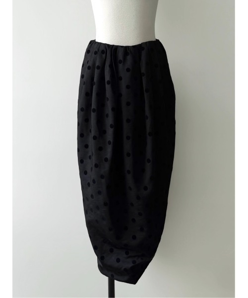 AMOMMA(アモマ)の「BALLOON DOT MIDI SKIRT(スカート・レディース・ホワイト/ブラック・FREE)」の18枚目の写真
