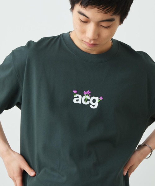 ACG（エィシージー）の「ナイキ ACG メンズ Dri-FIT Tシャツ / Nike ACG Men's Dri-FIT T-Shirt IH1325-317 Black Spruce（Tシャツ/カットソー・メンズ・ブラック系その他・XL/2XL/L/M/S）」の4枚目の写真
