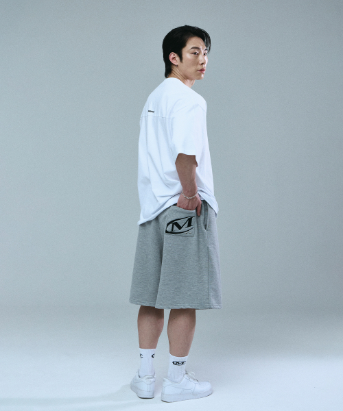 MIHAK(ミハク)の「ポケットロゴバミューダパンツ(グレー)(その他パンツ・メンズ・その他・1/2/3)」の3枚目の写真