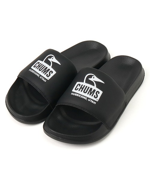 CHUMS（チャムス）の「【CHUMS/チャムス】 Splash Booby Face Slide On（サンダル・レディース・ブラック/ブルー系その他・24cm/27cm）」の2枚目の写真