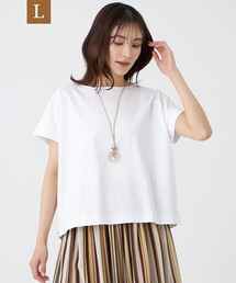 コットンスムースカットソー セール】【L】【ウォッシャブル】コットンスムースカットソー（Tシャツ