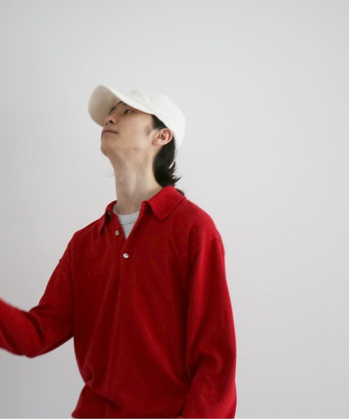 KAIKO(カイコー)の「KAIKO Supima polo(ニット/セーター・メンズ・ワインレッド/ネイビー/ブラック・3/2/1)」の3枚目の写真