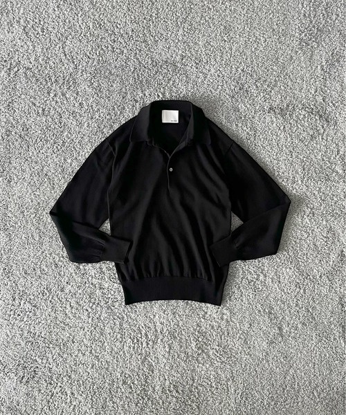 KAIKO(カイコー)の「KAIKO Supima polo(ニット/セーター・メンズ・ワインレッド/ネイビー/ブラック・3/2/1)」の18枚目の写真