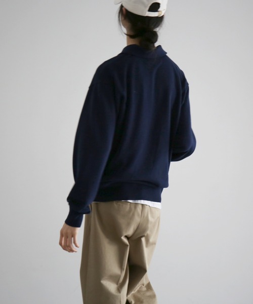 KAIKO(カイコー)の「KAIKO Supima polo(ニット/セーター・メンズ・ワインレッド/ネイビー/ブラック・3/2/1)」の20枚目の写真