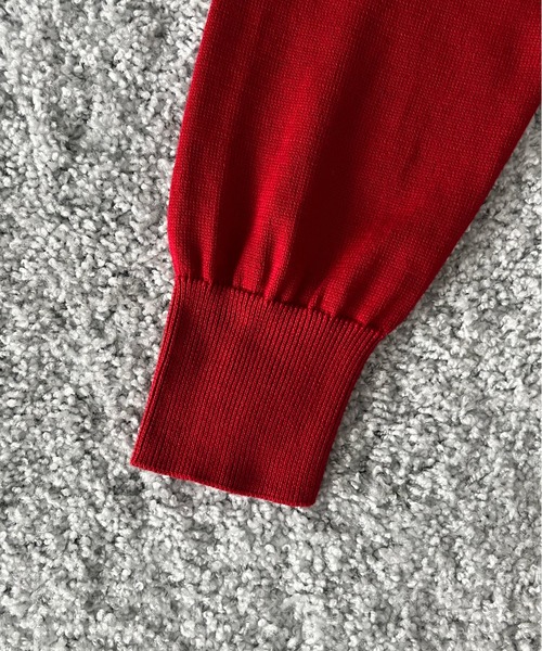 KAIKO(カイコー)の「KAIKO Supima polo(ニット/セーター・メンズ・ワインレッド/ネイビー/ブラック・3/2/1)」の10枚目の写真