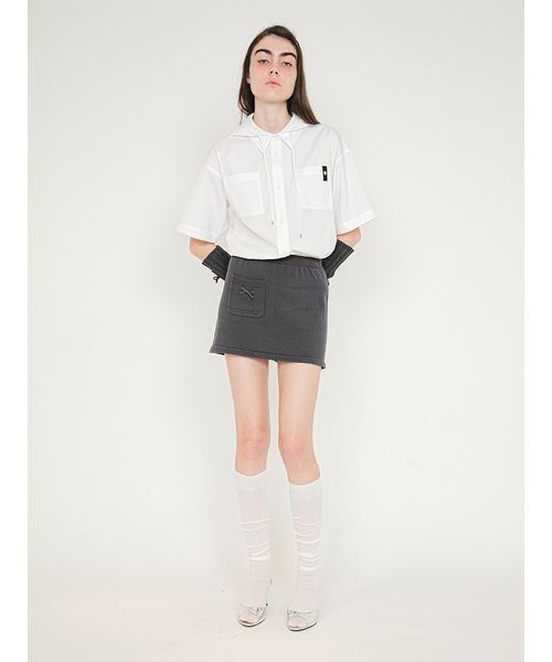 SORIN（ソリン　）の「Mini Knit Skirt Pants/ミニニットスカートパンツ（その他パンツ・レディース・ラベンダー/ダークグレー/ライトグレー・38）」の21枚目の写真