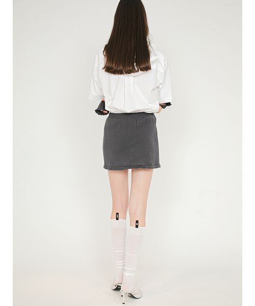 SORIN（ソリン　）の「Mini Knit Skirt Pants/ミニニットスカートパンツ（その他パンツ・レディース・ラベンダー/ダークグレー/ライトグレー・38）」の6枚目の写真