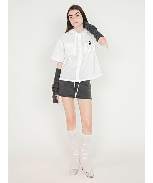 SORIN（ソリン　）の「Mini Knit Skirt Pants/ミニニットスカートパンツ（その他パンツ・レディース・ラベンダー/ダークグレー/ライトグレー・38）」の7枚目の写真