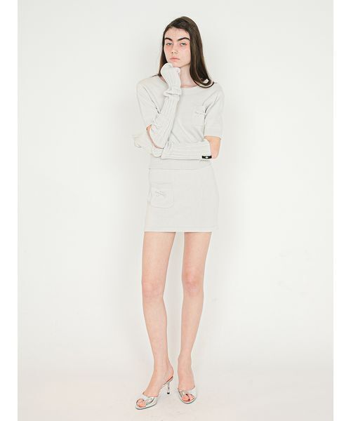 SORIN（ソリン　）の「Mini Knit Skirt Pants/ミニニットスカートパンツ（その他パンツ・レディース・ラベンダー/ダークグレー/ライトグレー・38）」の11枚目の写真