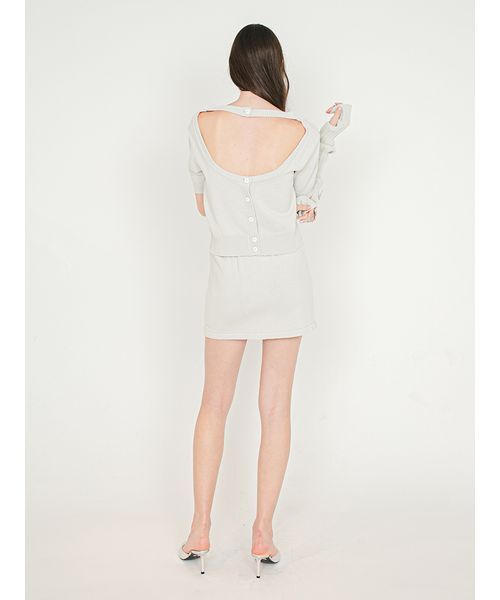 SORIN（ソリン　）の「Mini Knit Skirt Pants/ミニニットスカートパンツ（その他パンツ・レディース・ラベンダー/ダークグレー/ライトグレー・38）」の12枚目の写真