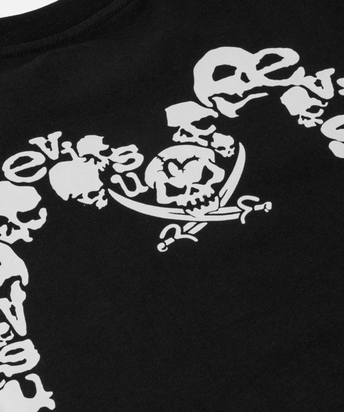 EVISU（エヴィス）の「" HT, DISTRESSED CAMO  DAICOCK T-SHIRT"（Tシャツ/カットソー・メンズ・ブラック・MEDIUM/LARGE）」の3枚目の写真