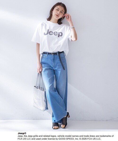 UNTITLED(アンタイトル)の「【ジープ】GOOD ROCK SPEED Tシャツ(Tシャツ/カットソー・レディース・スミクロ/ホワイト・02)」の6枚目の写真