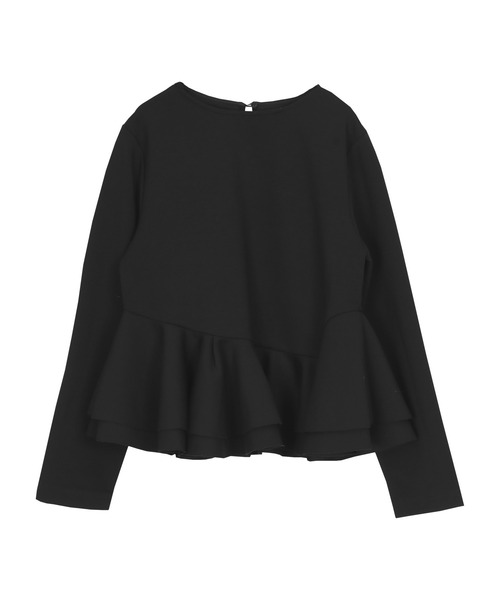 UR'S(ユアーズ)の「デザインヘムポンチカットプルオーバー(Tシャツ/カットソー・レディース・ネイビー/ブラック/ホワイト・L/S/M)」の20枚目の写真