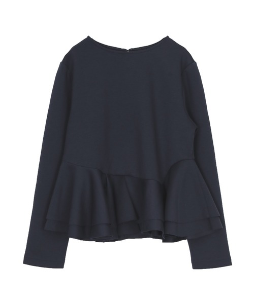 UR'S(ユアーズ)の「デザインヘムポンチカットプルオーバー(Tシャツ/カットソー・レディース・ネイビー/ブラック/ホワイト・L/S/M)」の21枚目の写真