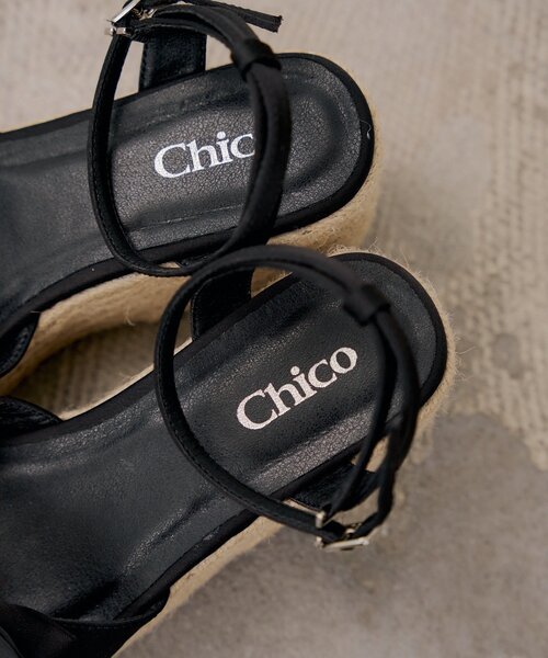 Chico(チコ)の「厚底ジュートリボンサンダル(サンダル・レディース・ベージュ/ホワイト/ブラック・LARGE/SMALL/MEDIUM)」の13枚目の写真