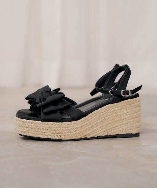 Chico(チコ)の「厚底ジュートリボンサンダル(サンダル・レディース・ベージュ/ホワイト/ブラック・LARGE/SMALL/MEDIUM)」の14枚目の写真
