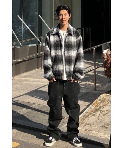 EXTRAORDINARY(エクストラオーディナリー)の「CHECK BLOUSON BLACK(ブルゾン・メンズ・その他・LARGE/MEDIUM/X-LARGE)」の7枚目の写真