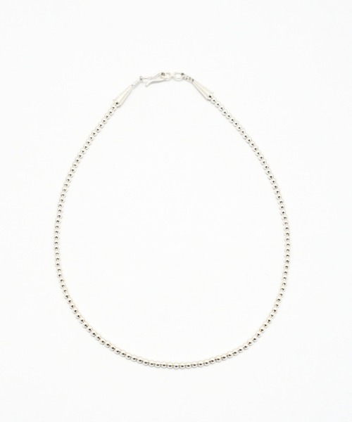 ERICKA NICOLAS BEGAY(エリッカ ニコラス ビゲイ)の「【ERICKA NICOLAS BEGAY】 NAVAJO PEARL NECKLACE / 3-40(ネックレス・メンズ・シルバー系1/シルバー系2・40cm)」の1枚目の写真