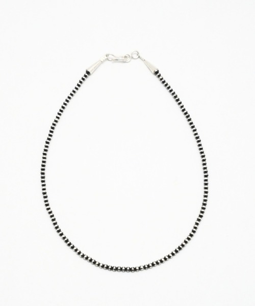 ERICKA NICOLAS BEGAY(エリッカ ニコラス ビゲイ)の「【ERICKA NICOLAS BEGAY】 NAVAJO PEARL NECKLACE / 3-40(ネックレス・メンズ・シルバー系1/シルバー系2・40cm)」の2枚目の写真