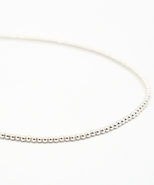 ERICKA NICOLAS BEGAY(エリッカ ニコラス ビゲイ)の「【ERICKA NICOLAS BEGAY】 NAVAJO PEARL NECKLACE / 3-40(ネックレス・メンズ・シルバー系1/シルバー系2・40cm)」の5枚目の写真