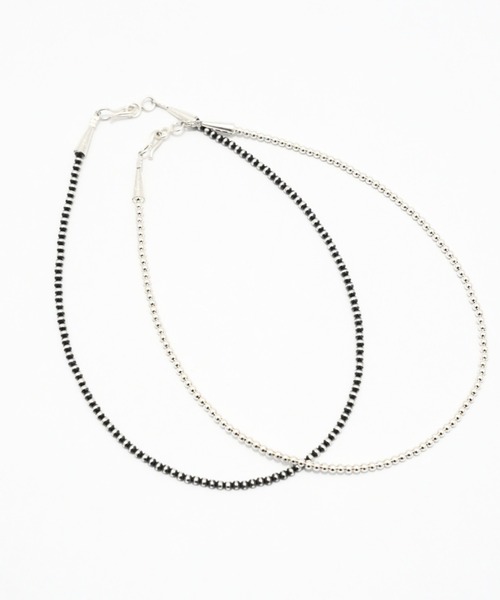 ERICKA NICOLAS BEGAY(エリッカ ニコラス ビゲイ)の「【ERICKA NICOLAS BEGAY】 NAVAJO PEARL NECKLACE / 3-40(ネックレス・メンズ・シルバー系1/シルバー系2・40cm)」の3枚目の写真
