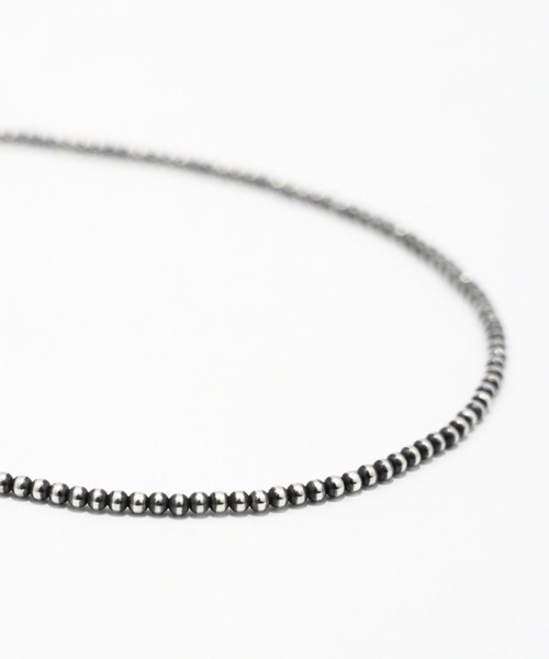 ERICKA NICOLAS BEGAY(エリッカ ニコラス ビゲイ)の「【ERICKA NICOLAS BEGAY】 NAVAJO PEARL NECKLACE / 3-40(ネックレス・メンズ・シルバー系1/シルバー系2・40cm)」の6枚目の写真