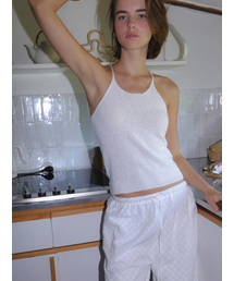 RE_L（リエル）の「Halter neck knit sleeveless (white)（ニット/セーター）」