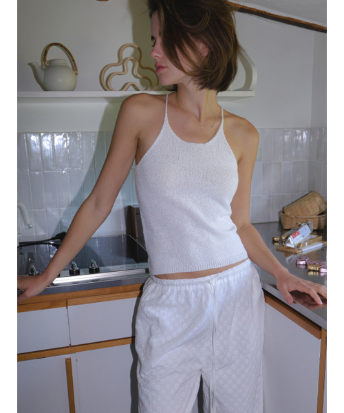RE_L(リエル)の「Halter neck knit sleeveless (white)(ニット/セーター・レディース・その他・FREE)」の2枚目の写真