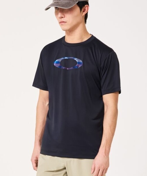 OAKLEY(オークリー)の「オークリー IRIDIUM SS TEE 1.0(Tシャツ/カットソー・メンズ・ホワイト/ブラック/サンドグレー・3L/L/M/S/LL)」の3枚目の写真