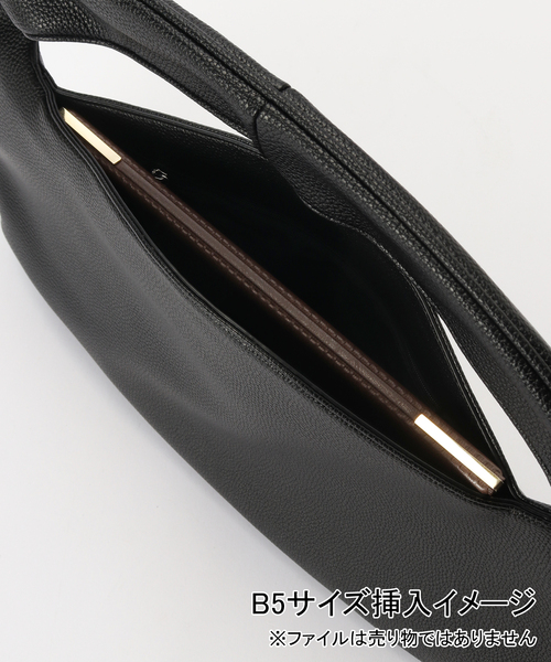 B.C STOCK(ベーセーストック)の「カーブワンハンドルバッグ(ショルダーバッグ・レディース・ブラウン/ブラック・FREE)」の9枚目の写真