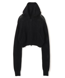 atmos pink | atmos pink Pointelle Knit Zip-up Hoodie / アトモス ピンク ポワンテル ニット ジップアップ フーディ(ニット/セーター)