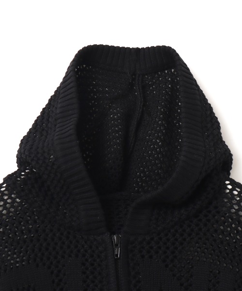 atmos pink(アトモスピンク)の「atmos pink Pointelle Knit Zip-up Hoodie / アトモス ピンク ポワンテル ニット ジップアップ フーディ(ニット/セーター・レディース・ホワイト・FREE)」の14枚目の写真
