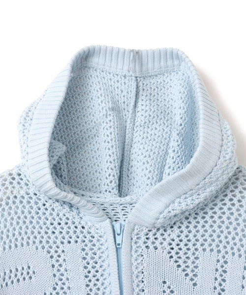 atmos pink(アトモスピンク)の「atmos pink Pointelle Knit Zip-up Hoodie / アトモス ピンク ポワンテル ニット ジップアップ フーディ(ニット/セーター・レディース・ホワイト・FREE)」の20枚目の写真