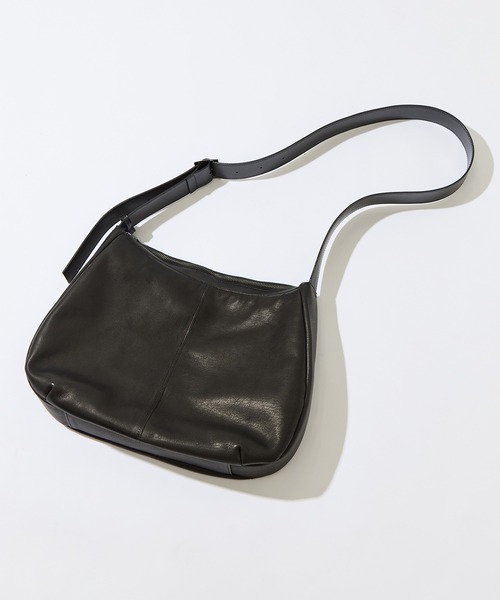 CITY TOKYO（シティトウキョウ）の「【CITY TOKYO/シティートーキョー】Himeji leather ショルダーバッグ（ショルダーバッグ・メンズ・ブラック・FREE）」の6枚目の写真