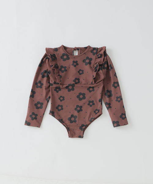 IENA ENFANT(イエナアンファン)の「【myriam swim/ミリアムスイム】 Mini Rashie One Piece(水着・キッズ・ブラウン・LARGE/MEDIUM/SMALL/X-SMALL)」の9枚目の写真