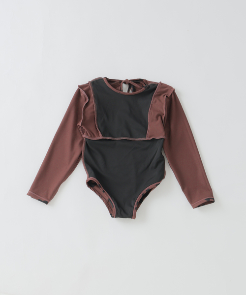 IENA ENFANT(イエナアンファン)の「【myriam swim/ミリアムスイム】 Mini Rashie One Piece(水着・キッズ・ブラウン・LARGE/MEDIUM/SMALL/X-SMALL)」の6枚目の写真