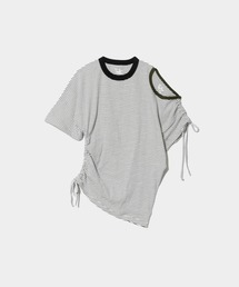 beautiful people | Miller double-neck multi color T-shirt(Tシャツ/カットソー)