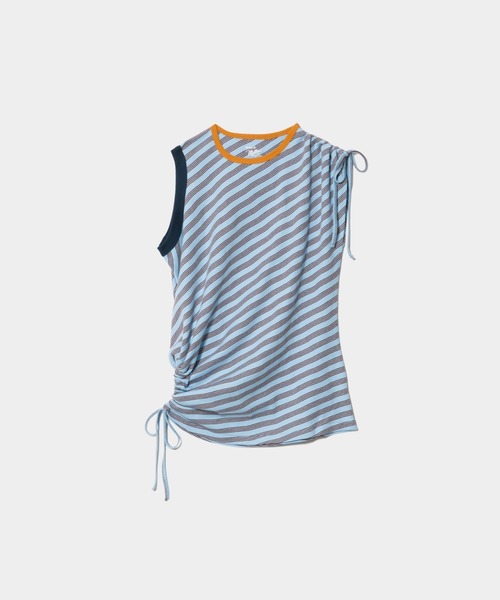 beautiful people(ビューティフルピープル)の「Miller double-neck multi color T-shirt(Tシャツ/カットソー・レディース・ブラック×ホワイト/ホワイト×ブラック/サックスブルー/レッド/ブラウン/ブラック・FREE)」の13枚目の写真