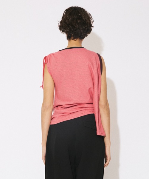 beautiful people(ビューティフルピープル)の「Miller double-neck multi color T-shirt(Tシャツ/カットソー・レディース・ブラック×ホワイト/ホワイト×ブラック/サックスブルー/レッド/ブラウン/ブラック・FREE)」の22枚目の写真