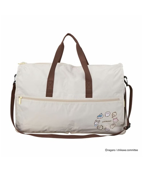 SPECIAL PRODUCT DESIGN（スペシャルプロダクトデザイン）の「ちいかわ 折り畳みボストンバッグ（L) ベージュサークル SIFF（ボストンバッグ・レディース・マルチ・FREE）」の2枚目の写真