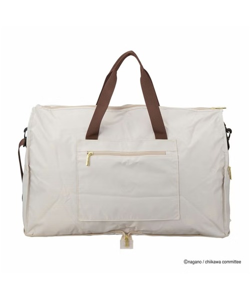 SPECIAL PRODUCT DESIGN（スペシャルプロダクトデザイン）の「ちいかわ 折り畳みボストンバッグ（L) ベージュサークル SIFF（ボストンバッグ・レディース・マルチ・FREE）」の4枚目の写真