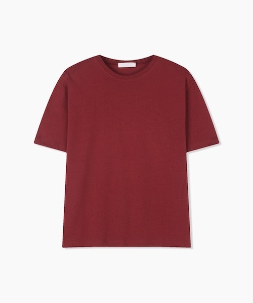 raucohouse(ラウコハウス)の「セミクロップド半袖Tシャツ(Tシャツ/カットソー・レディース・ブラック/ホワイト/グレー/ブルーグレー/バーガンディー・FREE)」の16枚目の写真